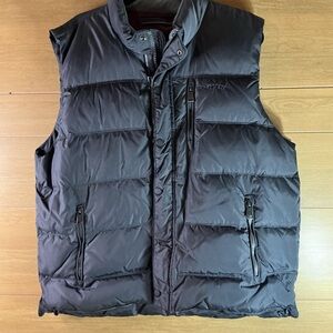 Orvis Men's xl Dark Gray Puffer Down Vest